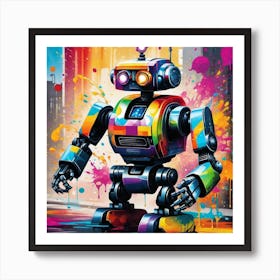 Robot 5 Art Print