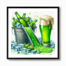 sliding IPA Art Print