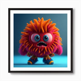 Monster - Monster Stock Videos & Royalty-Free Footage 1 Art Print