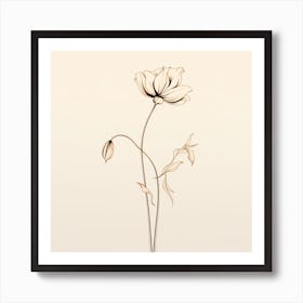 Poppy Flower 1 Art Print