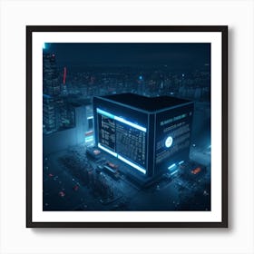 Futuristic City Art Print