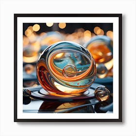 Glass Spheres 6 Art Print