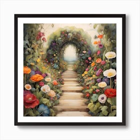 Garden Path 15 Art Print