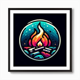 Campfire Logo 3 Poster