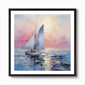 Tapestry of Tranquility: Aronson's Voyage Art Print