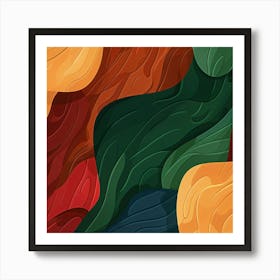 Abstract Watercolor Painting 23 Art Print