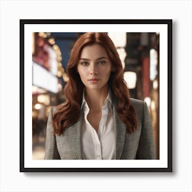 A Professional Business Woman Art Print