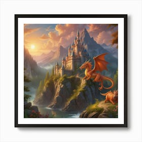 Fairytale Castle 16 Art Print