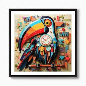 Taiwan Clock Art Print