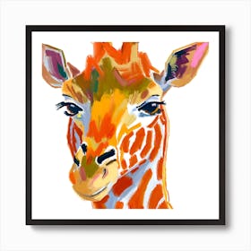 Reticulated Giraffe 04 Art Print