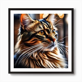 Cat Portrait Art Print