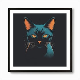 Cat Portrait Art Print