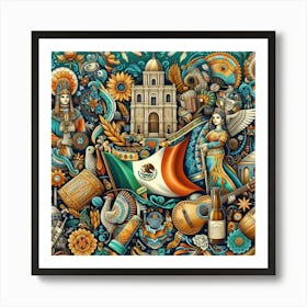 Mexico City Art Print