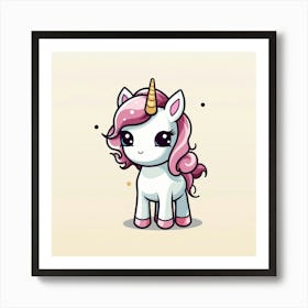 Cute Unicorn 118 Art Print