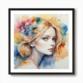 Watercolor Painting Art Print 3 Art Print