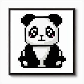 Pixel Panda 1 Art Print