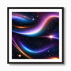 Galaxy Wallpaper 7 Art Print