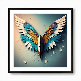 Angel Wings 4 Art Print