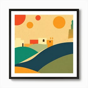 Landscape Of Israel Art Print