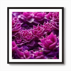 Purple Flowers Art Print