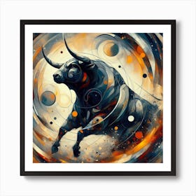 Bulls 2 Art Print