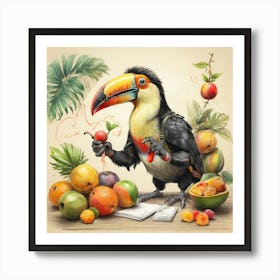 Toucan 50 Art Print