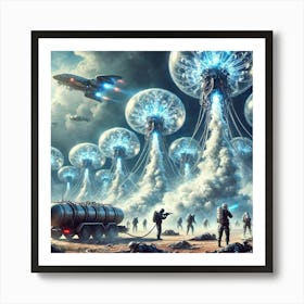 Venusian Atmospheric Manipulators Chemical Makeup Converted Art Print