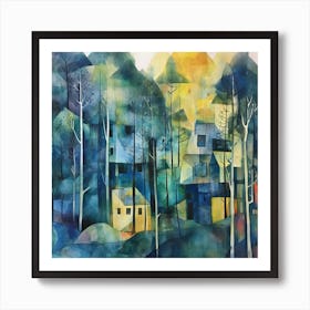 Abstract Symphony Art Print