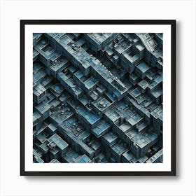 Futuristic City 24 Art Print