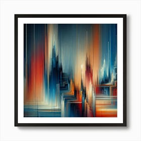 Abstract City Art Print