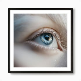 Close Up Of A Girl'S Eye Art Print