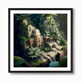 City In The Jungle Art Print