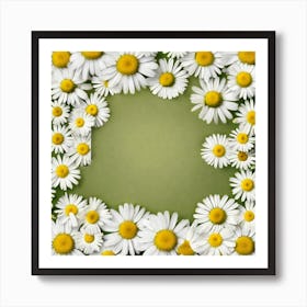 Daisy Frame 2 Art Print