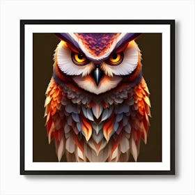 Owl 1 Art Print