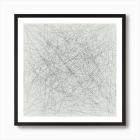 SCRATCHES (Generative) V82 Art Print