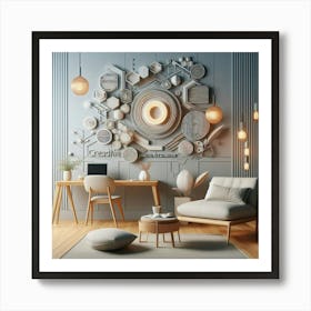 Unique Digital Art For Modern Interiors (3) Art Print