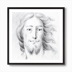 Christ Sketch, Jean Bernard Art Print