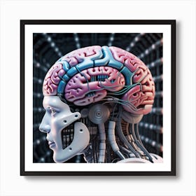 Brain Of A Robot 10 Art Print