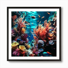 Coral Reef Art Print