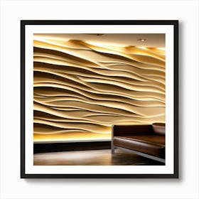 Abstract Wave Wall Art Art Print