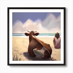 Beach View Art Print