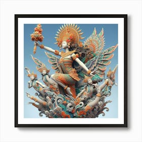 Balinese art Art Print