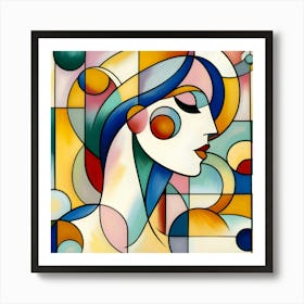 Abstract Of A Woman 23 Art Print