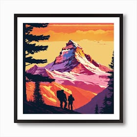 Mountaineering Art Print