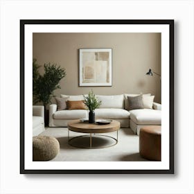 Modern Living Room 45 Art Print