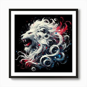 Lion Art Art Print