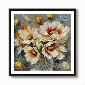 Flowers In A Vase 57 Art Print