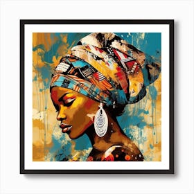 African Woman 41 Art Print