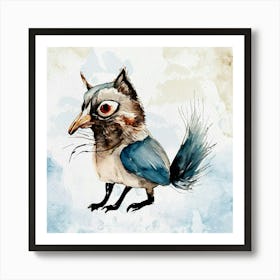 Different Squirrel Art Print