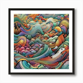 storm-tossed thoughts Art Print